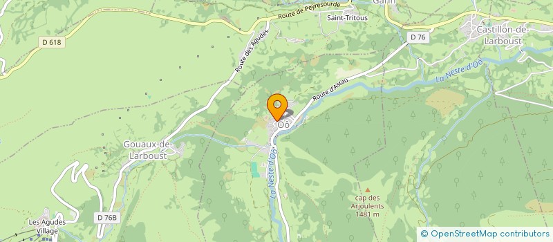 localisation de l'entreprise GAEC DES 2 NESTES  OO