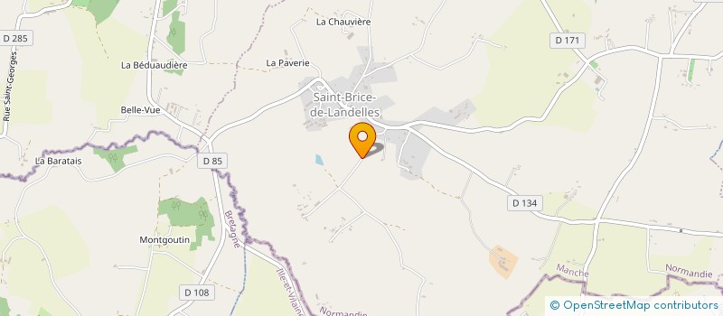 localisation de l'entreprise GAEC DES 2 PAYS à SAINT-BRICE-DE-LANDELLES
