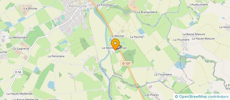 localisation de l'entreprise GAEC DES 2 RIVES à REMOUILLE