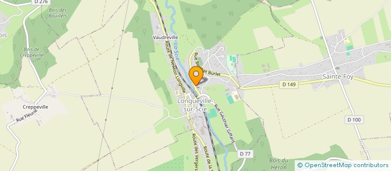 localisation de l'entreprise GAEC DES 2 SAPINS  CRIQUETOT-SUR-LONGUEVILLE