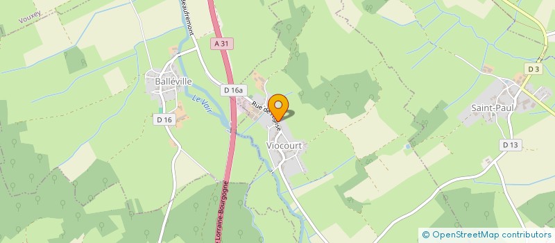 localisation de l'entreprise GAEC DES 2 VALLEES à VIOCOURT