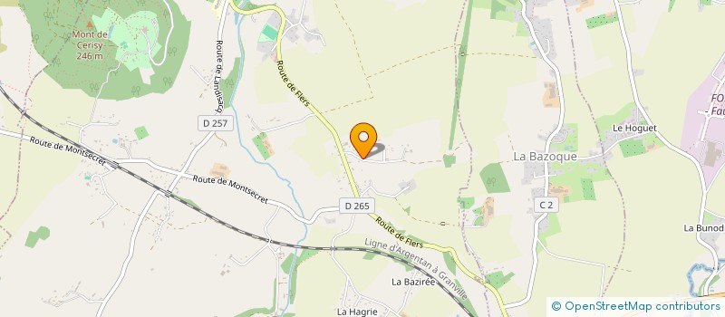 localisation de l'entreprise GAEC DES 3 CHENES à LA SELLE LA FORGE