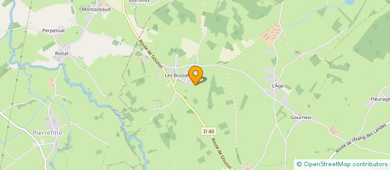 localisation de l'entreprise GAEC DES 3 FERMES à SAINT-LOUP