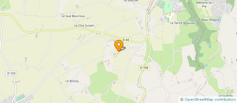 localisation de l'entreprise GAEC DES 3 ORMES à PLEMY