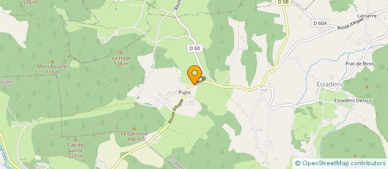 localisation de l'entreprise GAEC DES 3 PICS  COURET