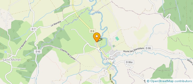 localisation de l'entreprise GAEC DES 3 PIERRES  SAINT MICHEL