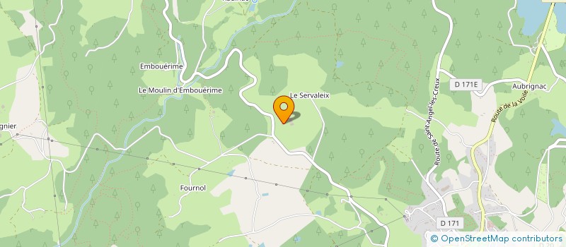 localisation de l'entreprise GAEC DES 3 TILLEULS  NEUVIC