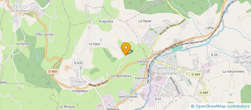 localisation de l'entreprise GAEC DES 4 PATTES à AVEIZE