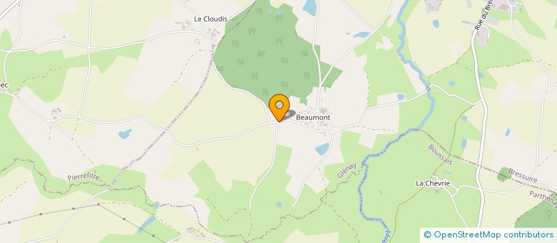 localisation de l'entreprise GAEC DES 4 POULETTES à GLENAY