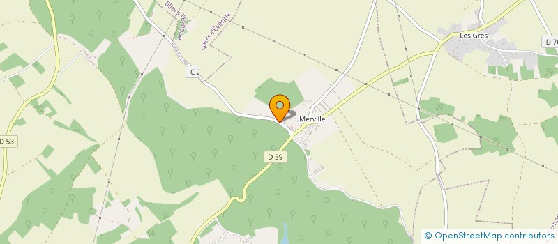 localisation de l'entreprise GAEC DES 4 ROUES  LA MADELEINE DE NONANCOURT