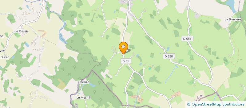 localisation de l'entreprise GAEC DES 4 VENTS à JOUE DU BOIS