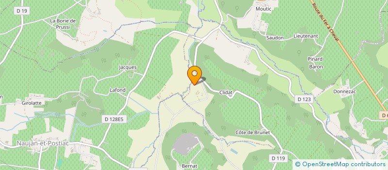 localisation de l'entreprise GAEC DES ABEILLES DE L ENGRANNE  RUCH