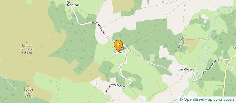 localisation de l'entreprise GAEC DES ABONDANCES à LA PANOUSE