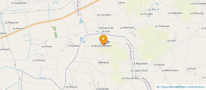 localisation de l'entreprise GAEC DES AIGRETTES  LA NOE-BLANCHE