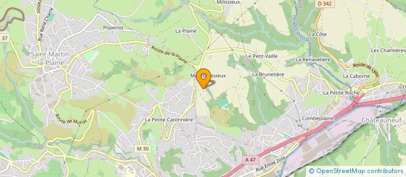 localisation de l'entreprise GAEC DES ALLOUETTES à SAINT-JOSEPH