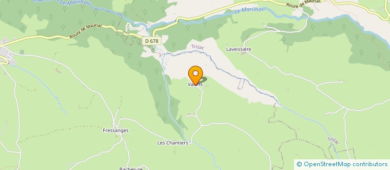 localisation de l'entreprise GAEC DES ALOUETTES à MOUSSAGES