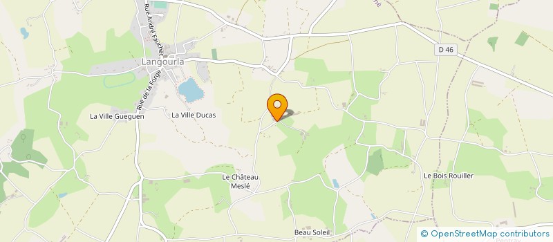 localisation de l'entreprise GAEC DES ALOYERS à LE MENE