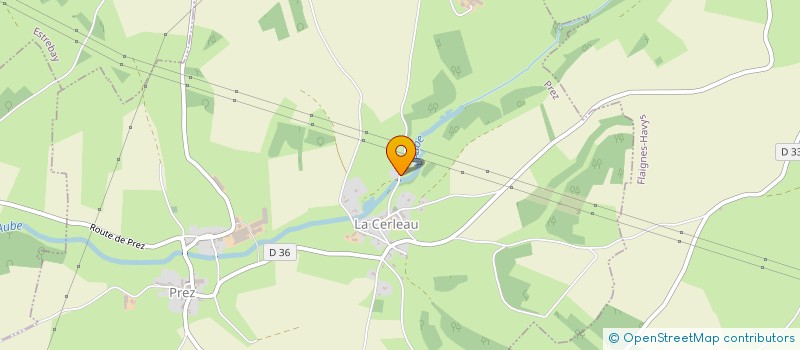 localisation de l'entreprise GAEC DES ANDIGNYS à PREZ