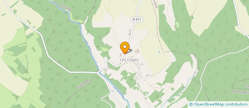 localisation de l'entreprise GAEC DES ANTES à LES LOGES