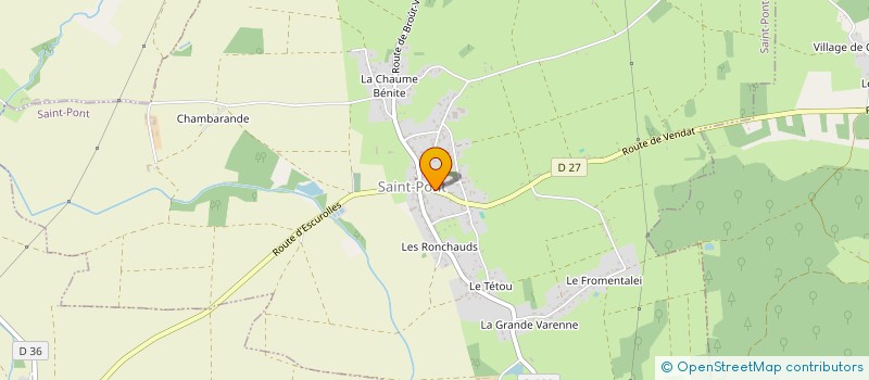 localisation de l'entreprise GAEC DES ARCIS  BROUT-VERNET