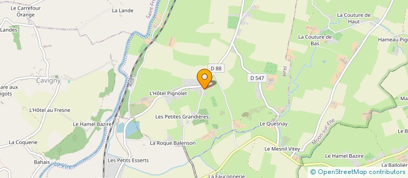 localisation de l'entreprise GAEC DES ARPENTS NORMANDS à AIREL