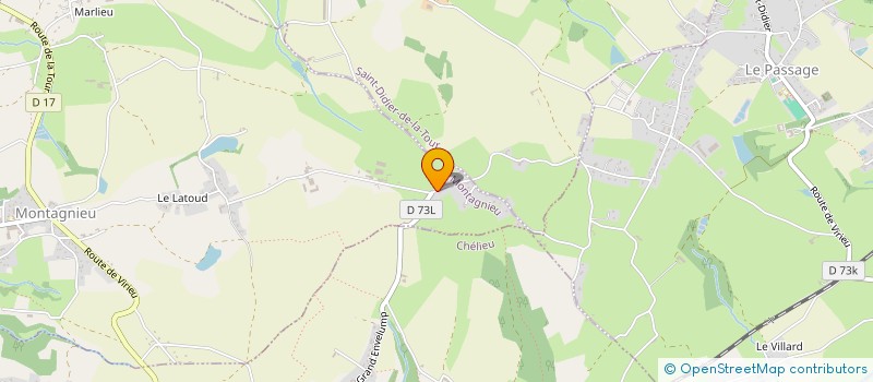 localisation de l'entreprise GAEC DES ARPHANTS à MONTAGNIEU