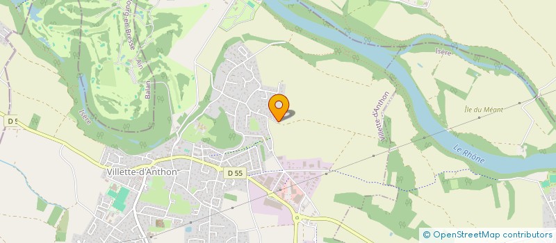 localisation de l'entreprise GAEC DES AUBEPINES  VILLETTE D'ANTHON