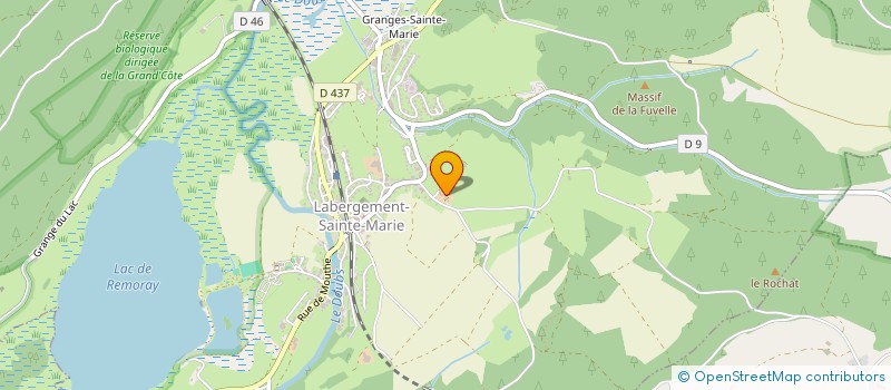 localisation de l'entreprise GAEC DES AUGES à LABERGEMENT-SAINTE-MARIE