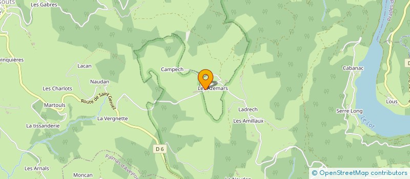 localisation de l'entreprise GAEC DES AZEMARS  LASSOUTS