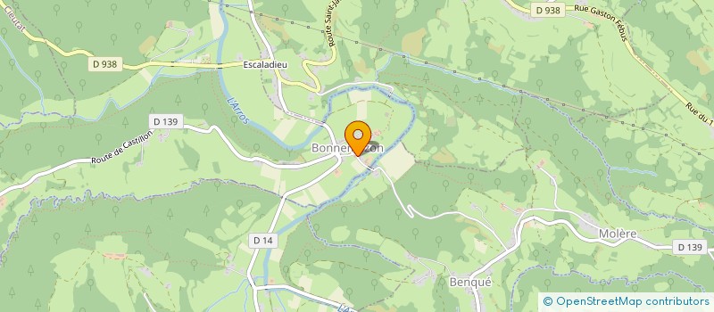 localisation de l'entreprise GAEC DES BARONNIES  BONNEMAZON