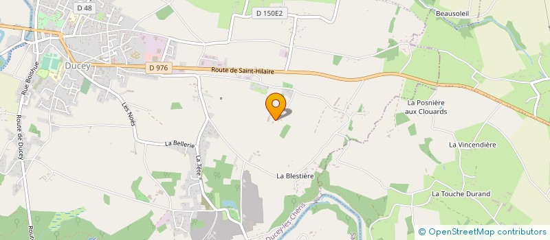 localisation de l'entreprise GAEC DES BASSES LANDES à DUCEY-LES CHERIS