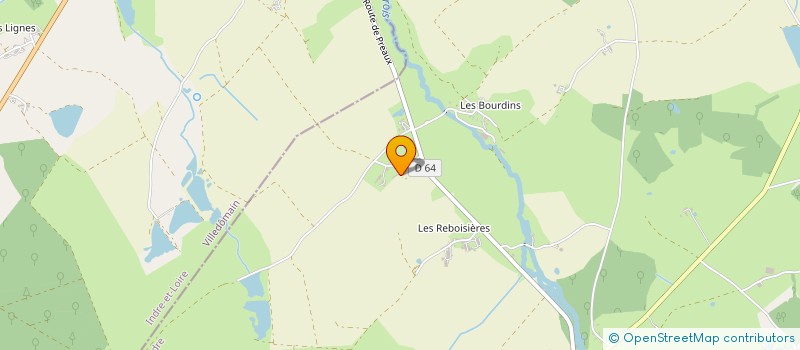 localisation de l'entreprise GAEC DES BEAUCHOUX à PREAUX