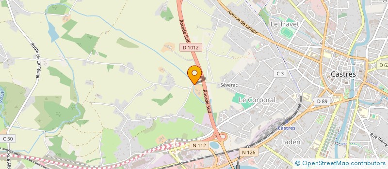 localisation de l'entreprise GAEC DES BEAUX PRES  CASTRES