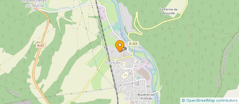 localisation de l'entreprise GAEC DES BELLES FONTAINES à FRONCLES