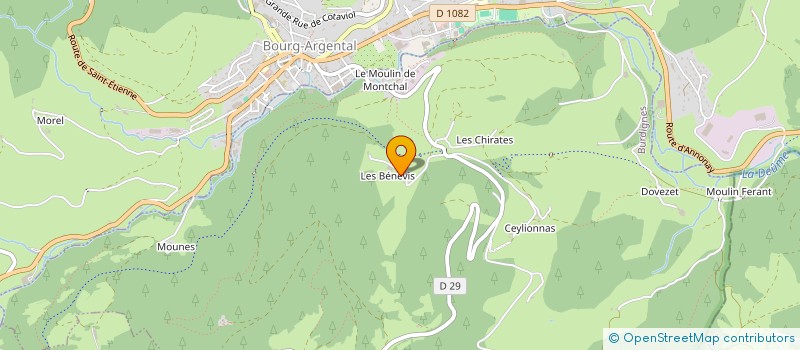 localisation de l'entreprise GAEC DES BENEVIS  BURDIGNES