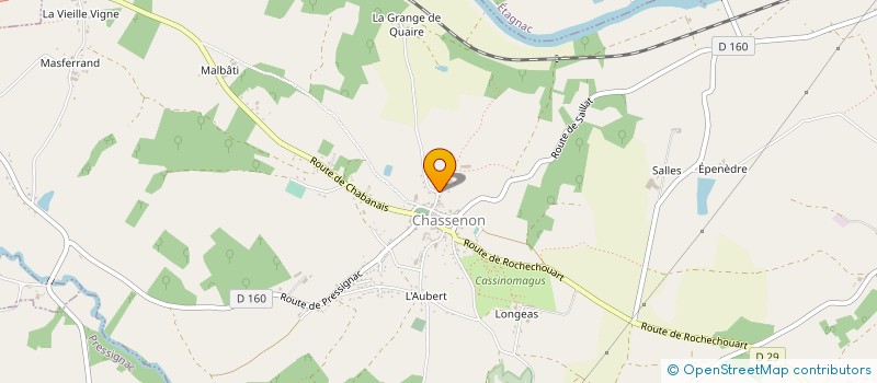 localisation de l'entreprise GAEC DES BESSARDIES à CHASSENON