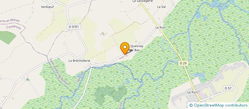 localisation de l'entreprise GAEC DES BLANCS MARAIS à SAINT-ANDRE-DE-BOHON