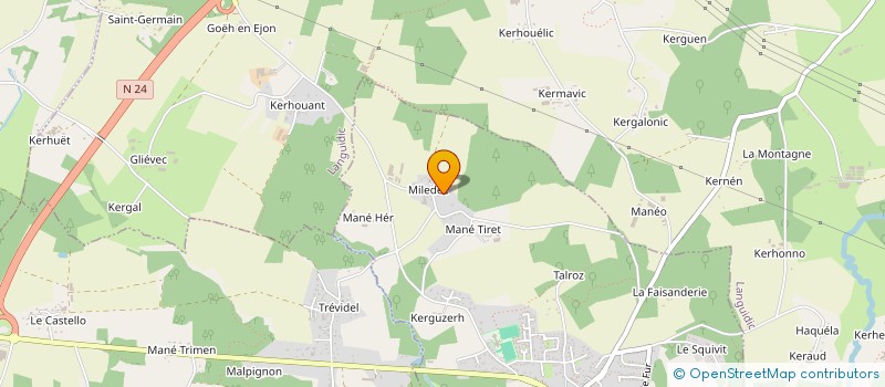 localisation de l'entreprise GAEC DES BLES D'OR à BRANDERION