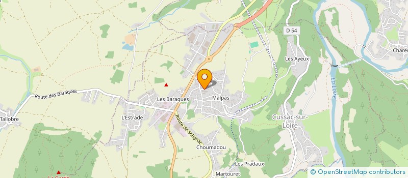 localisation de l'entreprise GAEC DES BLEUETS à BAINS
