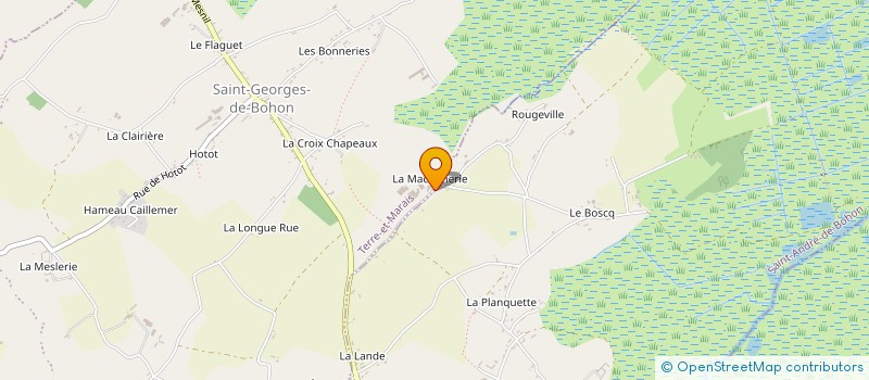 localisation de l'entreprise GAEC DES BOHONS à TERRE-ET-MARAIS