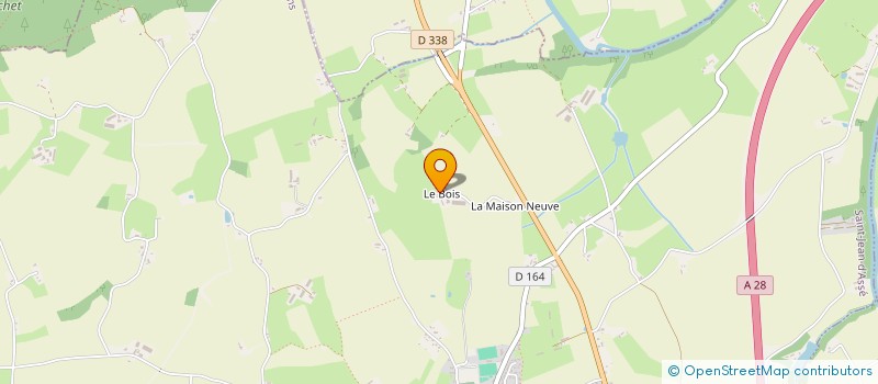 localisation de l'entreprise GAEC DES BOIS à SAINT JEAN D ASSE