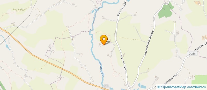 localisation de l'entreprise GAEC DES BOIS  IZE