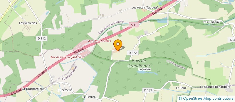 localisation de l'entreprise GAEC DES BOIS DE GRANDMONT à MOULHARD
