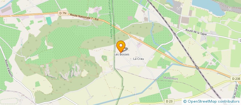 localisation de l'entreprise GAEC DES BOSSES à MALLEMORT