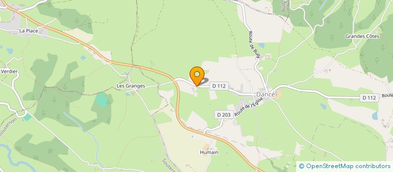 localisation de l'entreprise GAEC DES BRESSONNES à VEZELIN-SUR-LOIRE