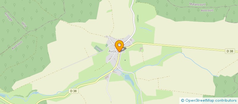 localisation de l'entreprise GAEC DES BRILLERES à AVOCOURT