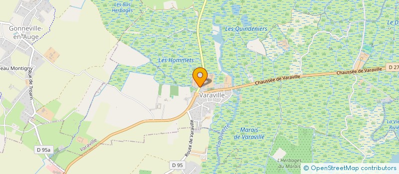 localisation de l'entreprise GAEC DES BROUINS  VARAVILLE