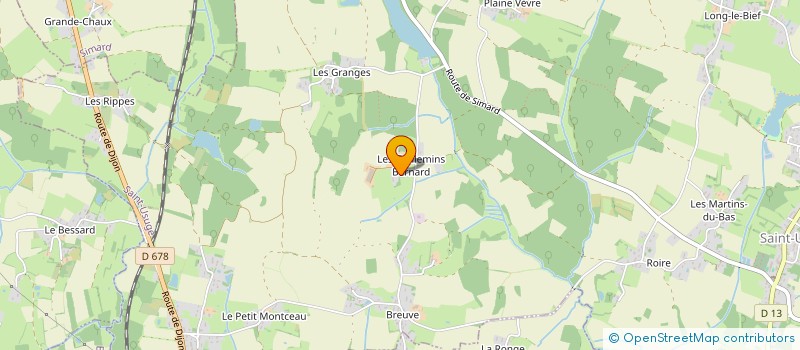 localisation de l'entreprise GAEC DES BRUYERES  SAINT-USUGE