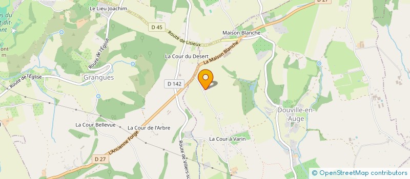 localisation de l'entreprise GAEC DES BRUYERES à BOURGEAUVILLE