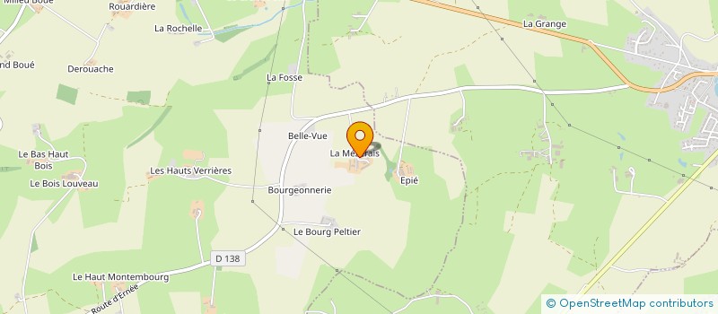 localisation de l'entreprise GAEC DES BRUYERES à SAINT-PIERRE-DES-LANDES